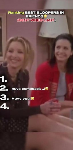 RANKED BEST BLOOPERS OF FRIENDS part ✌🏻✌🏻😝