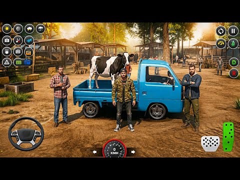 Animal Transport Gameplay 🐄🐎 | Farm Animal Simulator | Delivery Challenge