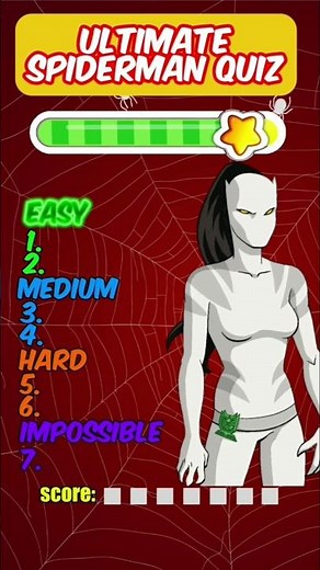 ULTIMATE SPIDERMAN QUIZ-Guss all the spiderman characters but last one is impossible🦸‍♂️🕷 🕸#shorts