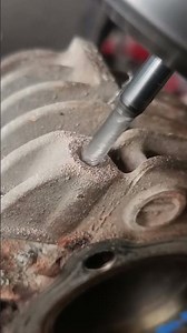 How to remove a broken bolt from a motorcycle engine block