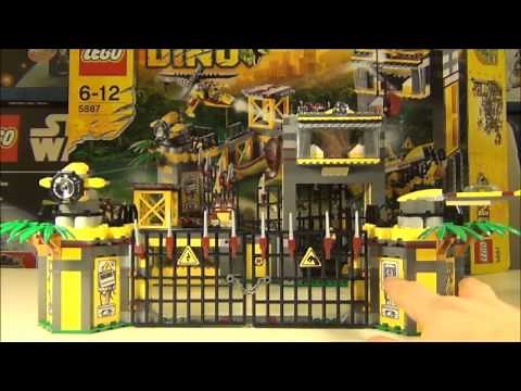 Lego Dino 2012 Set 5887 Defense HQ Review.