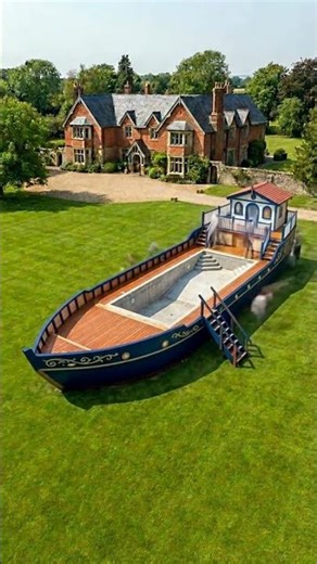 Wow! This restaurant ship pool turned absolutely awesome! 😱👏 #exterior #epoxy #shippool