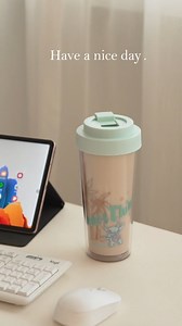 每天早上自己泡杯咖啡 儀式感滿分！ 影片中杯款：迪士尼夏日系列 夏威夷史迪奇款 | 良杯製所 Oolab