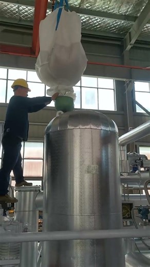 Loading adsorbent into the natural gas dehydration unit