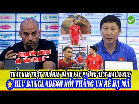 💥Vietnam National Team Makes Bangladesh Coach Say Something Haunting! Coach Kim Reveals Surprisin...