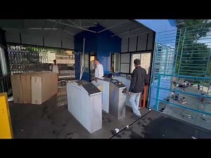 🏞️ Flap Barrier with QR Code Scanner – Smart System for Walking Parks & Public Garden Ticket System📲