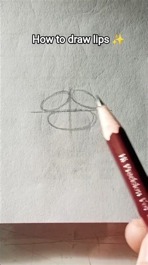 Drawing Lips Tutorial ✨#イラスト #からぴち #art #lips #tutorial #sketch #howtodraw #shorts#foru #fypシ#viral