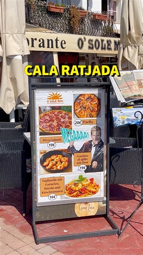 Cala Ratjada🌴🏖️MALLORCA island❤️ O‘SOLE MIO -Pizzeria in wunderschöner Lage🍕🍽️ #mallorca #travel