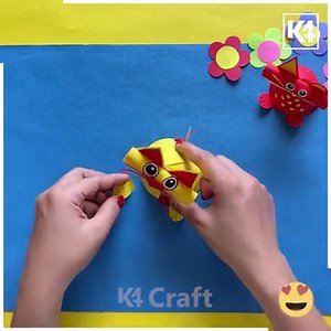 428K views · 4.5K reactions | How to Make 3D Paper Cat Craft for Kids :) | Kids Art & Craft | Facebook