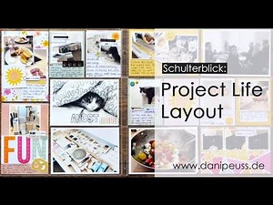 Schulterblick: Project Life Layout