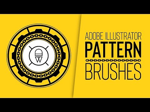 Custom Pattern Brush - Adobe Illustrator Tutorial