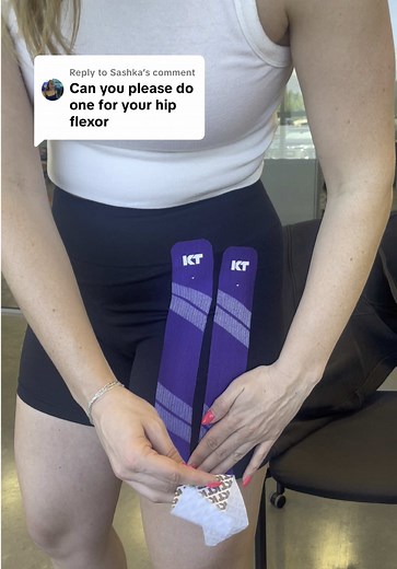 How to Tape Your Hip Flexor with KT Tape