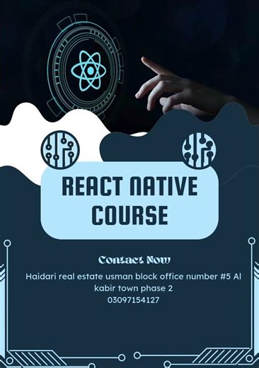 React Native Course In Lahore Punjab Pakistan