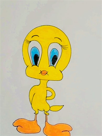 Cute Bird 💛 #bird #cute #fyp #art