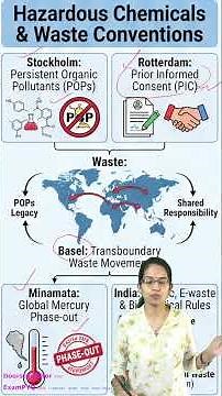 UPSC: Minamata, Basel, Stockholm Conventions Trick 🌍♻️ #Shorts