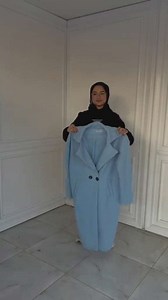 Layered Outfit Reveal With a Pop of Blue