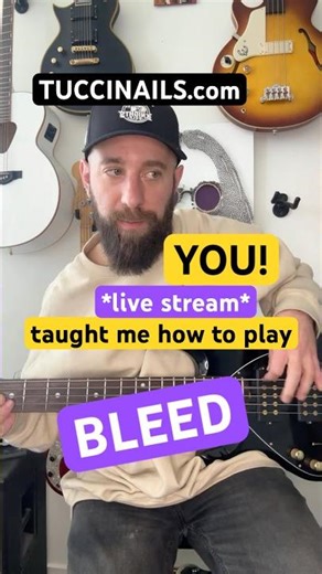 YOU taught me how to play BLEED #meshuggah #bass #guitar #solo #cover #bleed #bassplayer #livestream