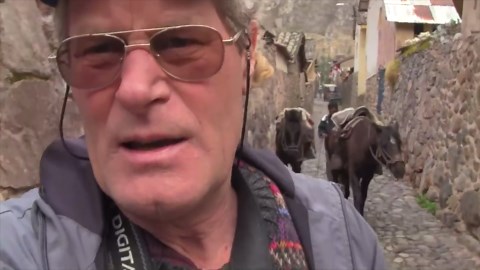 Ancient elongated skulls found at the megalithic quarry at Ollantaytambo in Peru