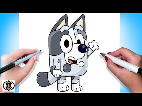 How To Draw Muffin | Bluey