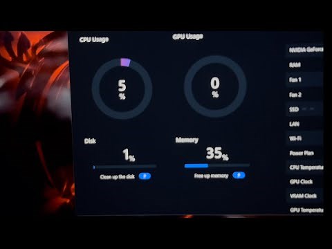 MSI Center Details and Fan, Cooler Boost 5