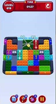 Color Block Jam Level 619 Solution Walkthrough #colorblockjam #gaming #colorblockjamgame #games