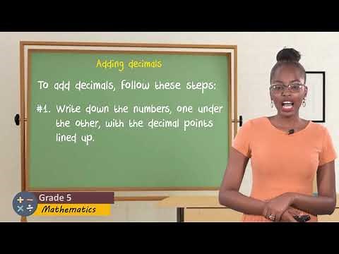 Mathematics - Grade 5: Adding and Subtracting Decimals