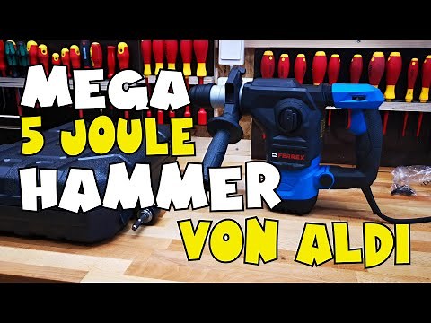 Aldi - FERREX® Bohrhammer 1500 Watt - 5 Joule - Vorstellung und Einsatz