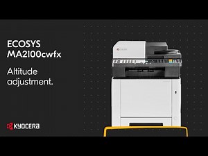 Kyocera MA2100cwfx Altitude Adjustment
