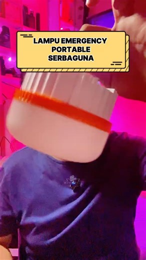 This is a portable emergency lamp that can be charged using sunlight #reaction #productreview