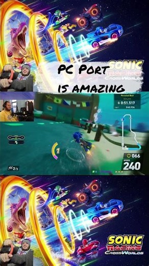 PC Sonic Racing hits DIFFERENT 😤💻
