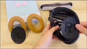 Replacement Earpads for Bose QuietComfort 35 - Noise Cancelling Ear Cushions for Bose QC35ii/QC35/QC25/QC2/QC15/Ae2/Ae2i/Ae2w/SoundTrue Around-Ear AE & SoundLink Around-Ear AE Headphone, Gray