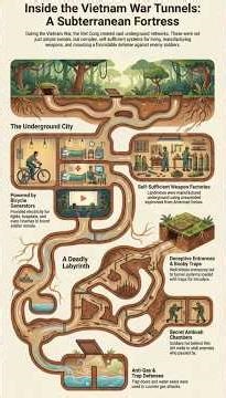 What secrets are in the Vietnam War Tunnels?