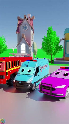 🚍 Oh No! Yellow School Bus Trapped in Garage 😱 Friends Save the Day!