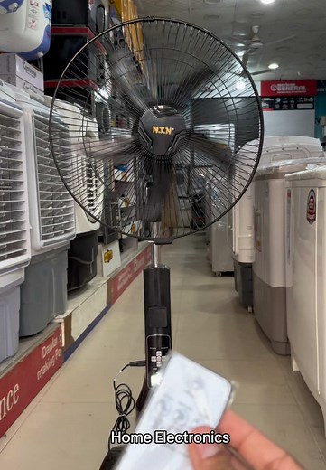 12V Solar Charging Fan with Timer & LED Light