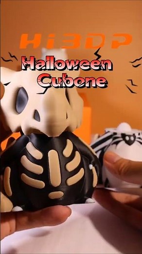 I 3D printed a Cubone for Halloween . #pokemon #3dprinting