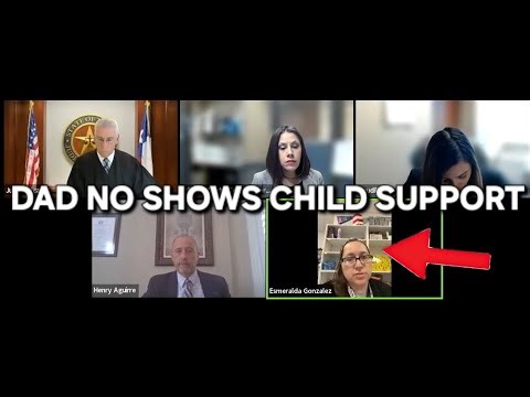 Dad doesn't show up for child support modification