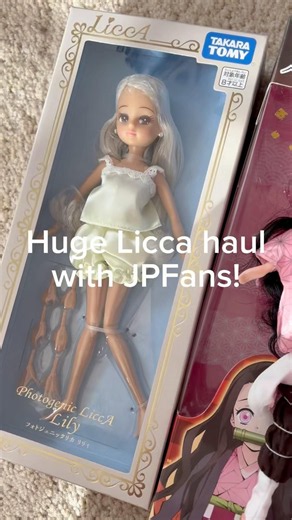 HUGE LICCA HAUL WITH JPFANS! Demon slayer Licca + more! #JPFans #Licca #pullip