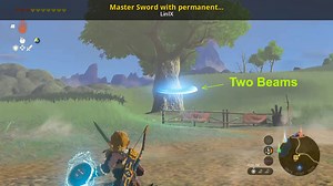 Master Sword with permanently Active Beam Mod for The Legend of Zelda: Tears of the Kingdom | TOTK Mods
