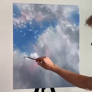 1M views · 10K reactions | Hey everyone! Enjoy this fun relaxing painting of a bird 礪 flying in the sky  | Feliks K | Facebook