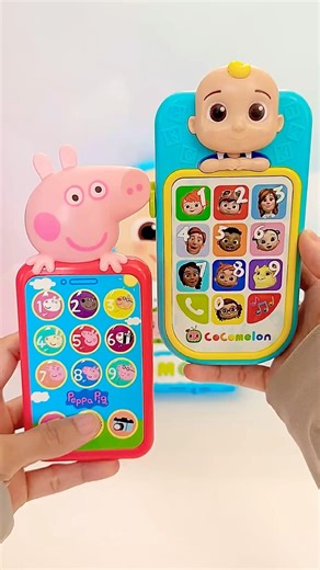 Fun Learning Peppa pig & Cocomelon phone #shortsfeed #cute #phone #unboxing #asmr #peppapig