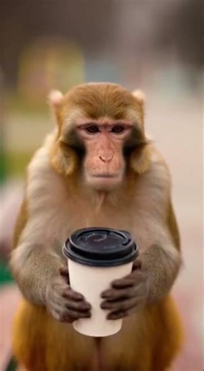 The Monkey Who Copies Everything 🐒😂 #monkey #brainrot #funny #viral #shorts #fame #cute