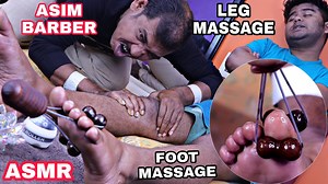 47K views · 1.3K reactions | ASMR Foot and leg massage by the demon king asim barber | Home ASMR clinic | Facebook