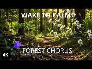 Morning forest bird song in 4K quality | Peaceful spring nature sounds for relaxation