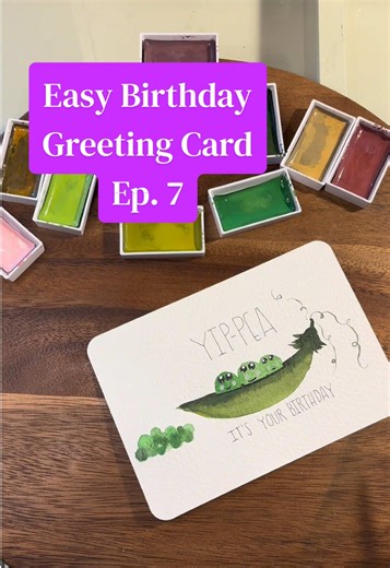 Create Fun Watercolor Birthday Cards Easily