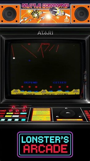 How Long Can You Survive on ONE Credit in Missile Command? #arcadeclassic #challenge #retro