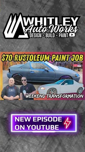 $70 Rustoleum Smoke Gray Paint Job and one weekend to do it all! Let's have some fun 😎👍🏻🔥🫟✅