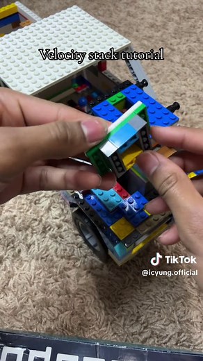 How to make a velocity stack💨#lego #legovacuumengine #icyung #build