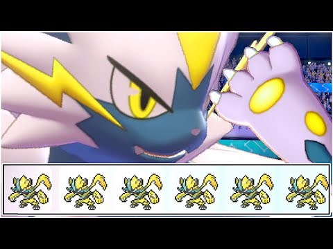 FULL ZERAORA TEAM! Shiny Zeraora Moveset Pokemon