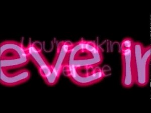 Evanescence- Taking Over Me lyrics