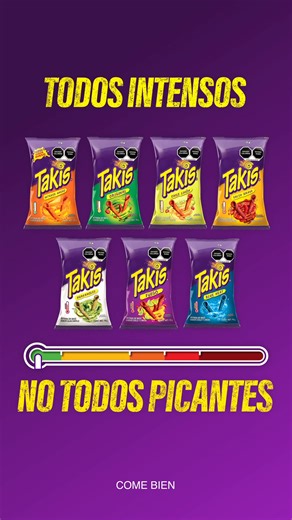 160K views · 9.1K reactions | De los nuevos Takis® Intense Nacho que no pican nada a los icónicos Takis® Fuego que pican extremo. 燎 Todos intensos, no todos picantes . | Takis | Facebook